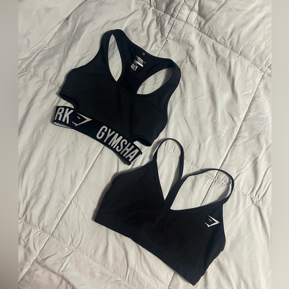 Gymshark Black Sports Bra Duo